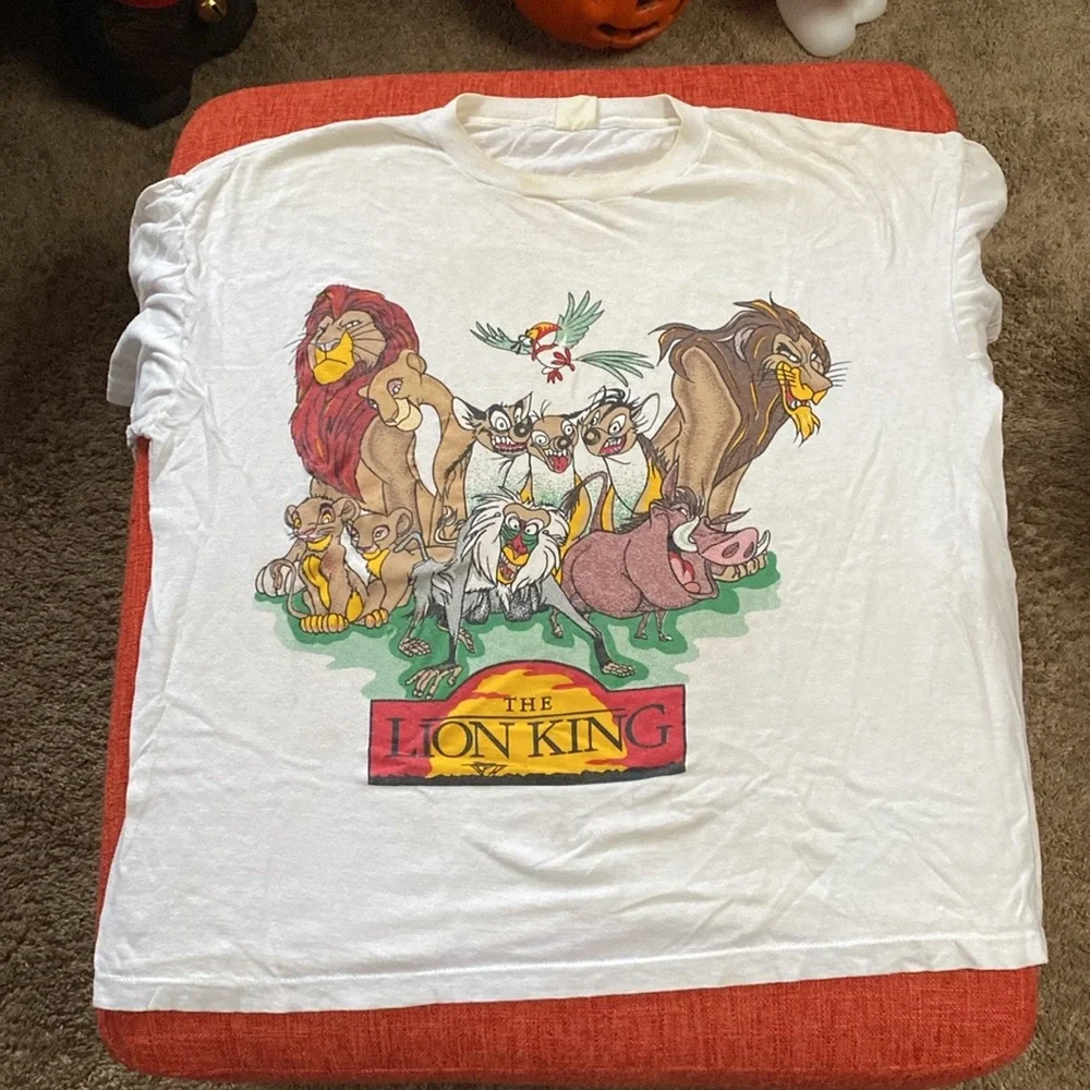 VTG 90’s Disney The Lion King Graphic Tee Shirt T-Shirt - Picture 3 of 10